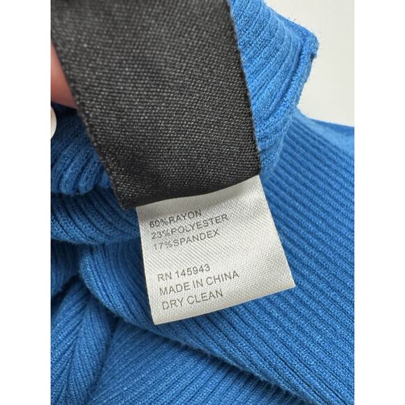 TOCCIN x RTR Knit Midi Dress Women’s XL Rib Knit Tie Waist Side Slit - Picture 13 of 15